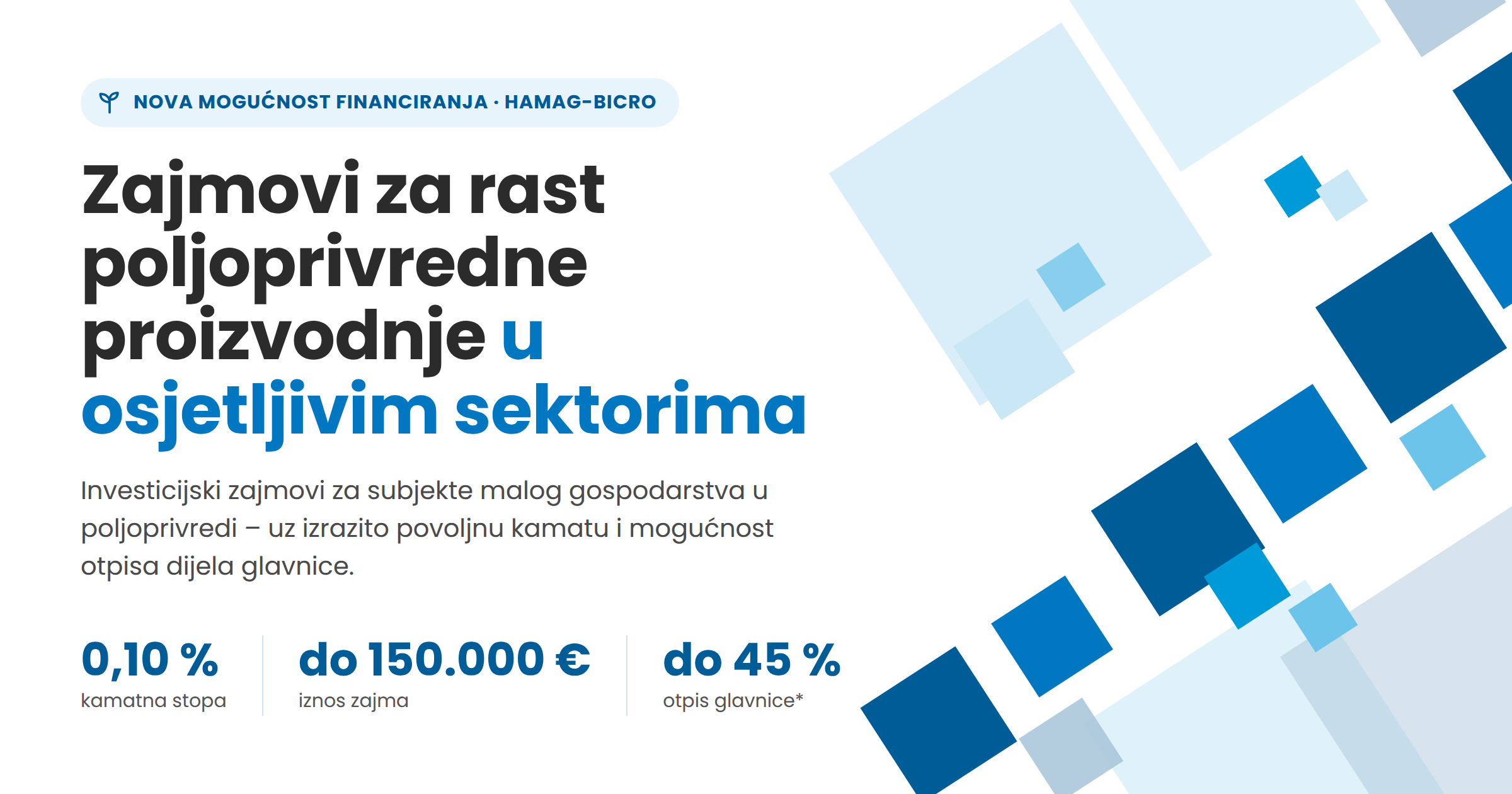 HAMAG-BICRO instrument za rast poljoprivredne proizvodnje!